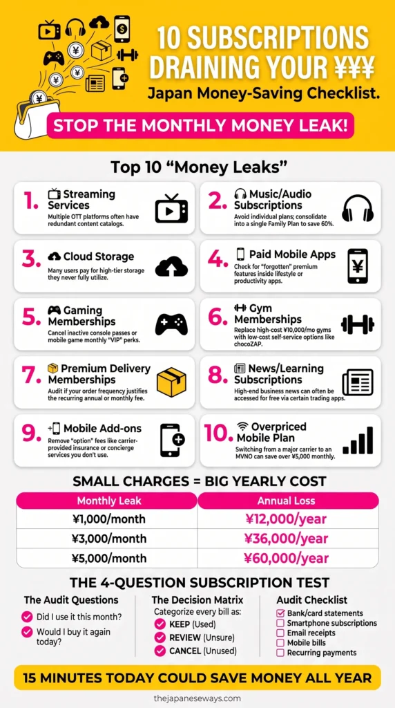 10 Subscriptions Draining Your Money